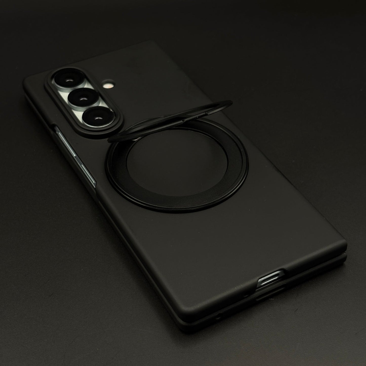 Slim Matte Case with Rotating Stand MagSafe for Samsung Galaxy Z Fold 7 | Front Screen Protector