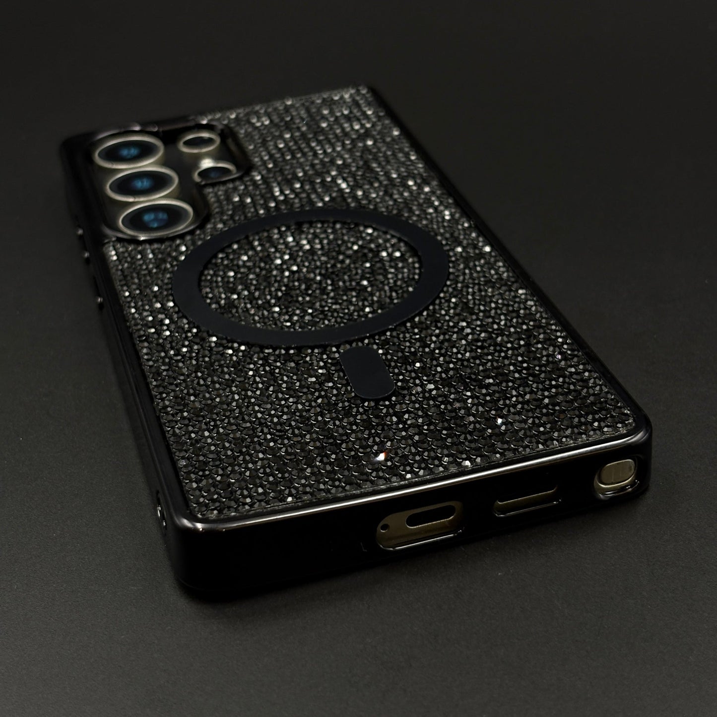 Diamond Glitter MagSafe Case for Samsung Galaxy S25 Ultra | Shimmer Finish | Protective Cover