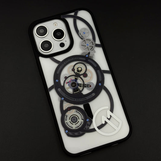 Chronos Gear Edition MagSafe Case for iPhone Series | Mechanical Design Shockproof Cover