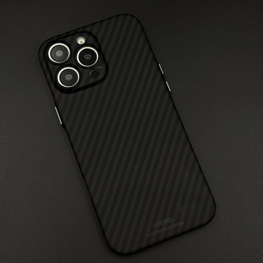 Hidden MagSafe Nanofiber Carbon Case for iPhone | Lightweight | Wireless Charging Support