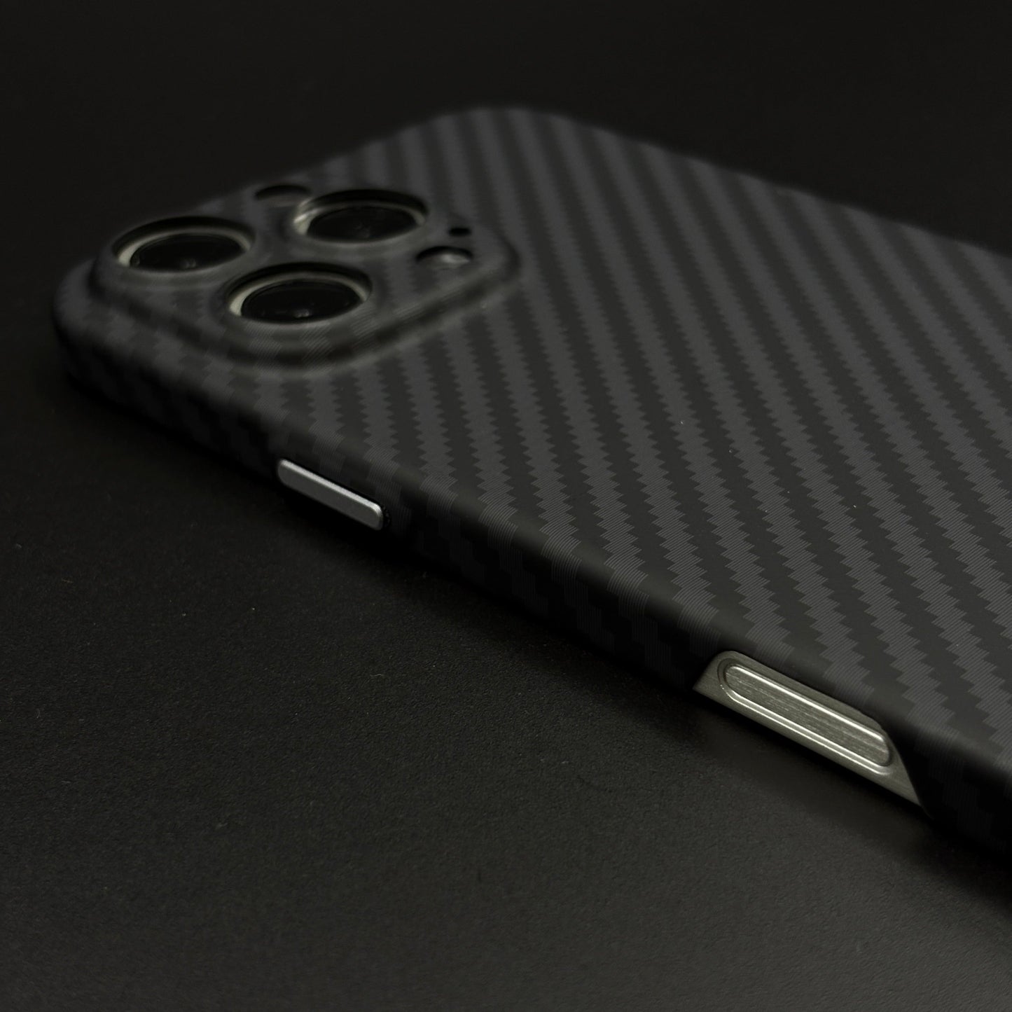 Hidden MagSafe Nanofiber Carbon Case for iPhone | Lightweight | Wireless Charging Support