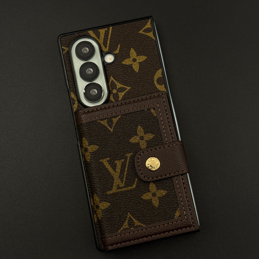 Luxury Cardholder Wallet Case for Samsung Galaxy Z Fold 7