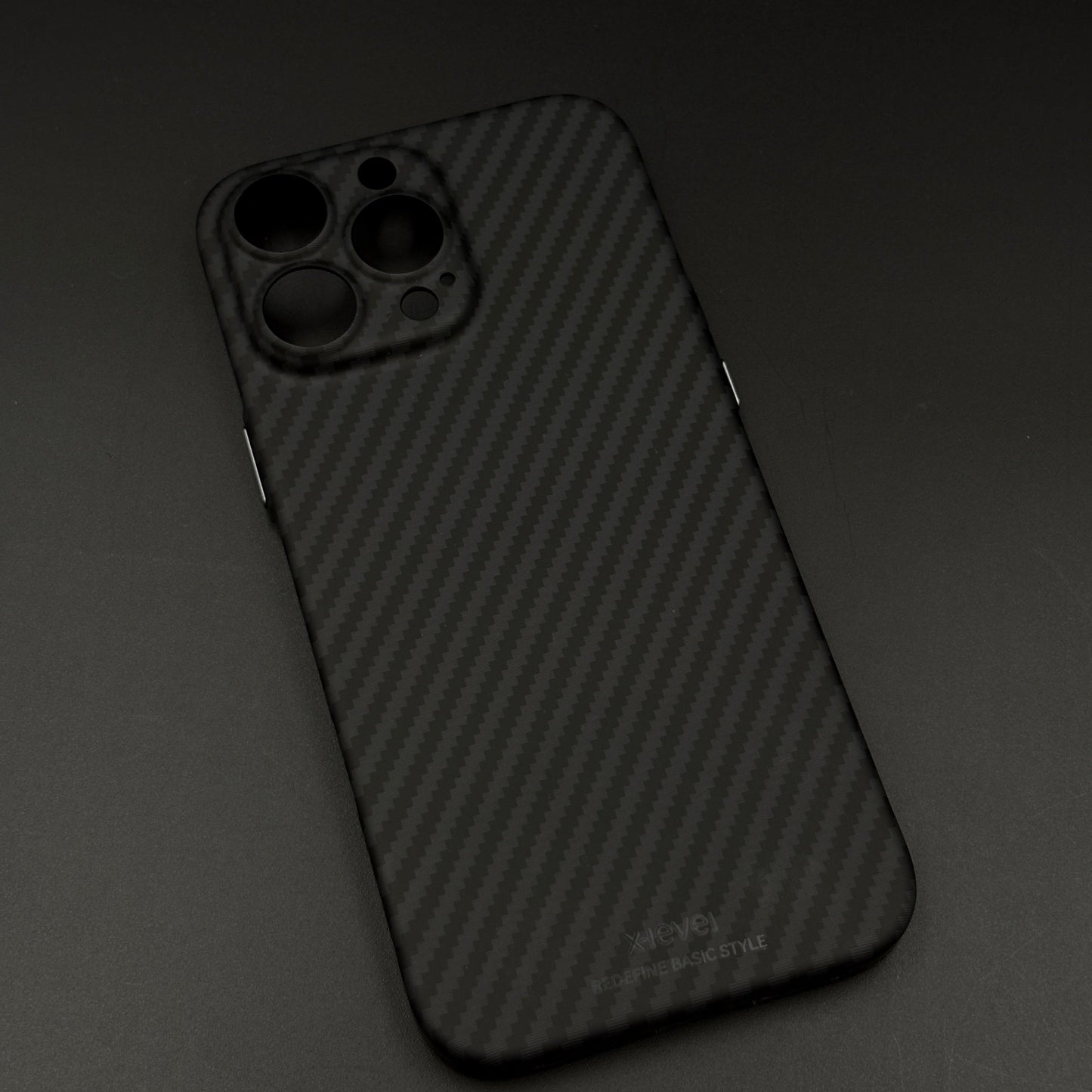 Hidden MagSafe Nanofiber Carbon Case for iPhone | Lightweight | Wireless Charging Support