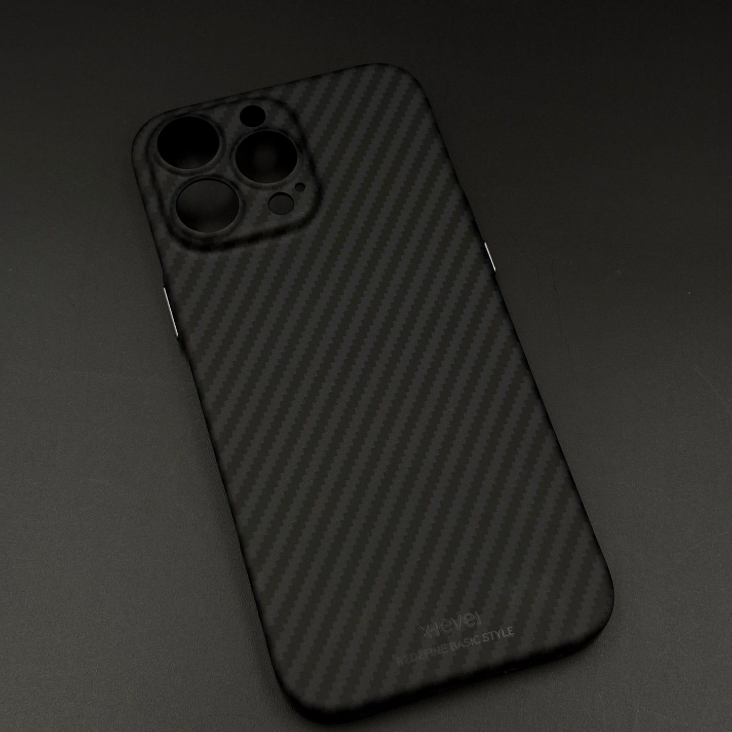 Hidden MagSafe Nanofiber Carbon Case for iPhone | Lightweight | Wireless Charging Support
