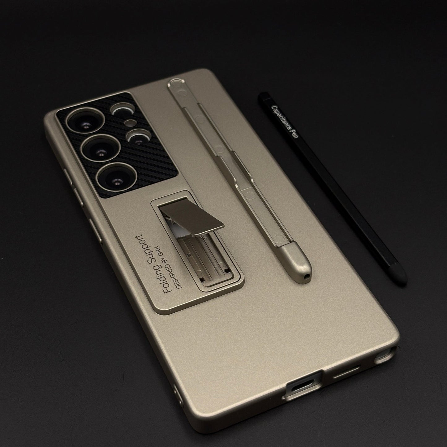 Matte Case with S Pen Camera Protection for Samsung Galaxy S24 Ultra | Kickstand Function