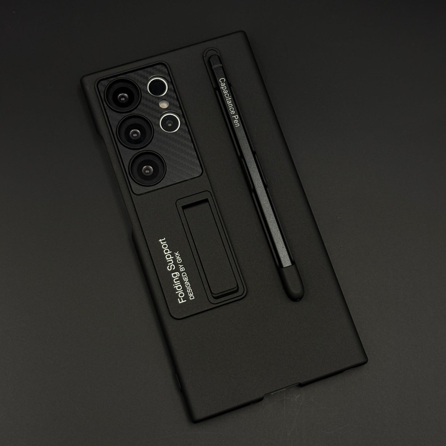 Matte Case with S Pen Camera Protection for Samsung Galaxy S25 Ultra | Kickstand Function