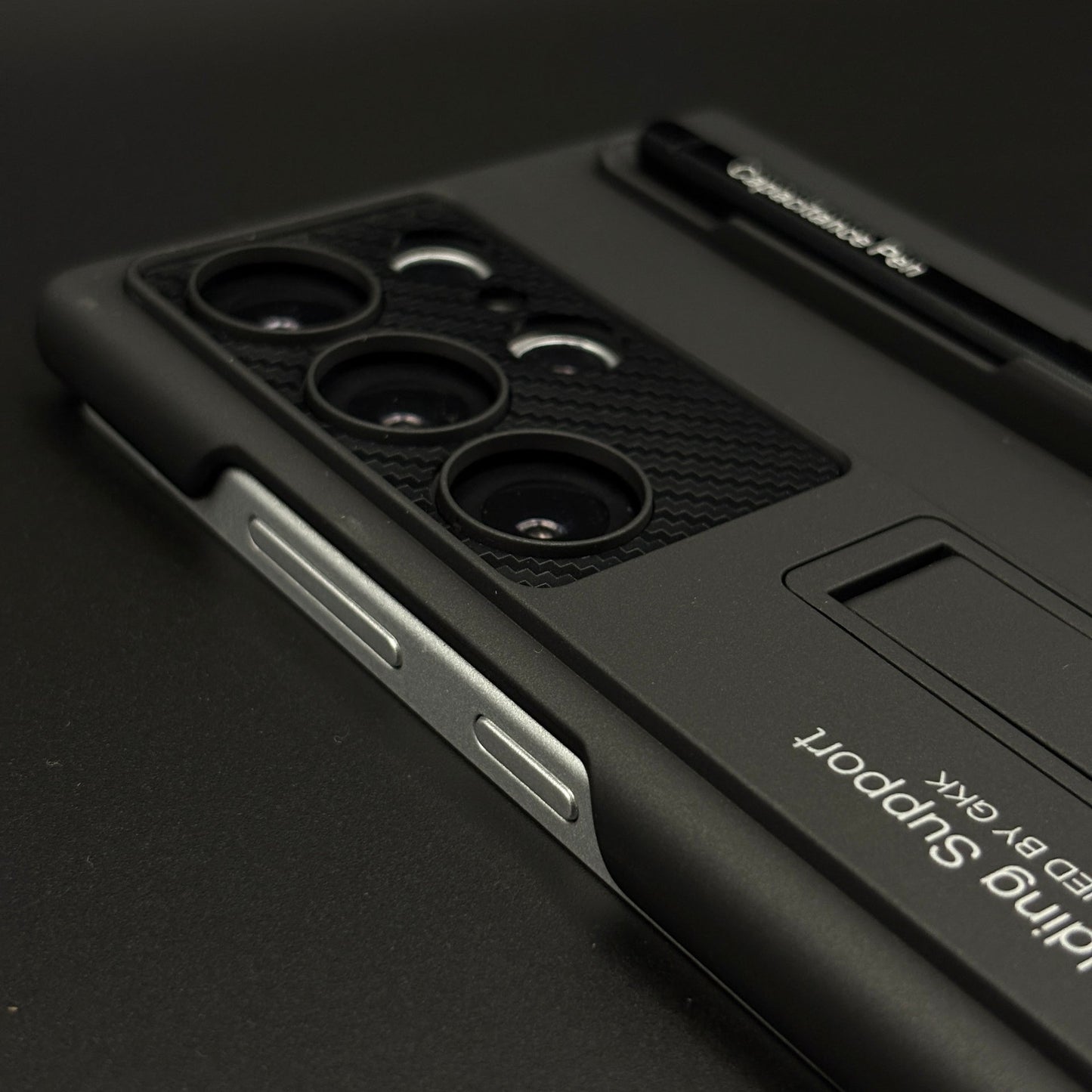 Matte Case with S Pen Camera Protection for Samsung Galaxy S25 Ultra | Kickstand Function