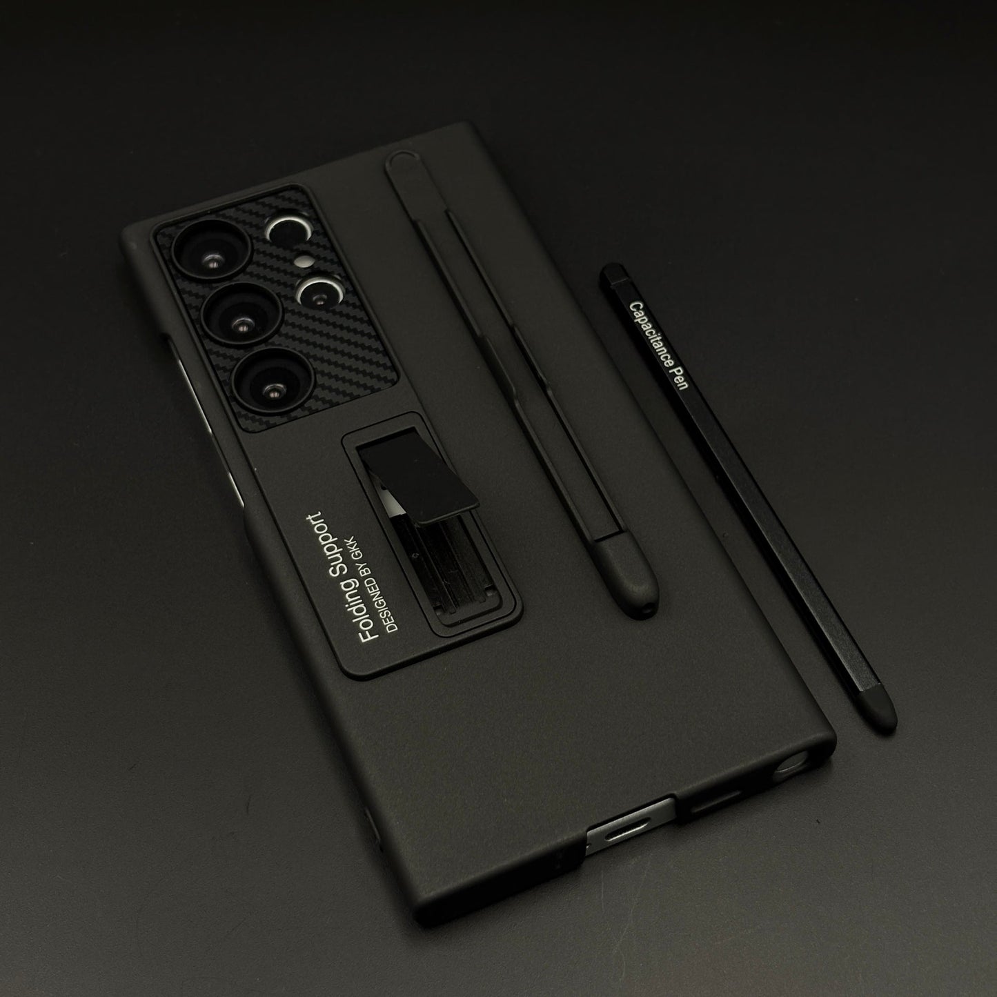 Matte Case with S Pen Camera Protection for Samsung Galaxy S24 Ultra | Kickstand Function