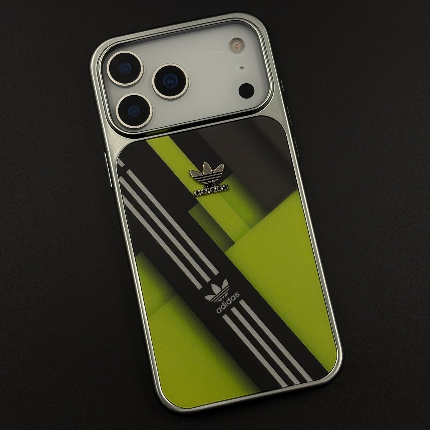 Luxury Sport-Brand Neon Sprint Case with Metal-Style Frame for iPhone 17 Series