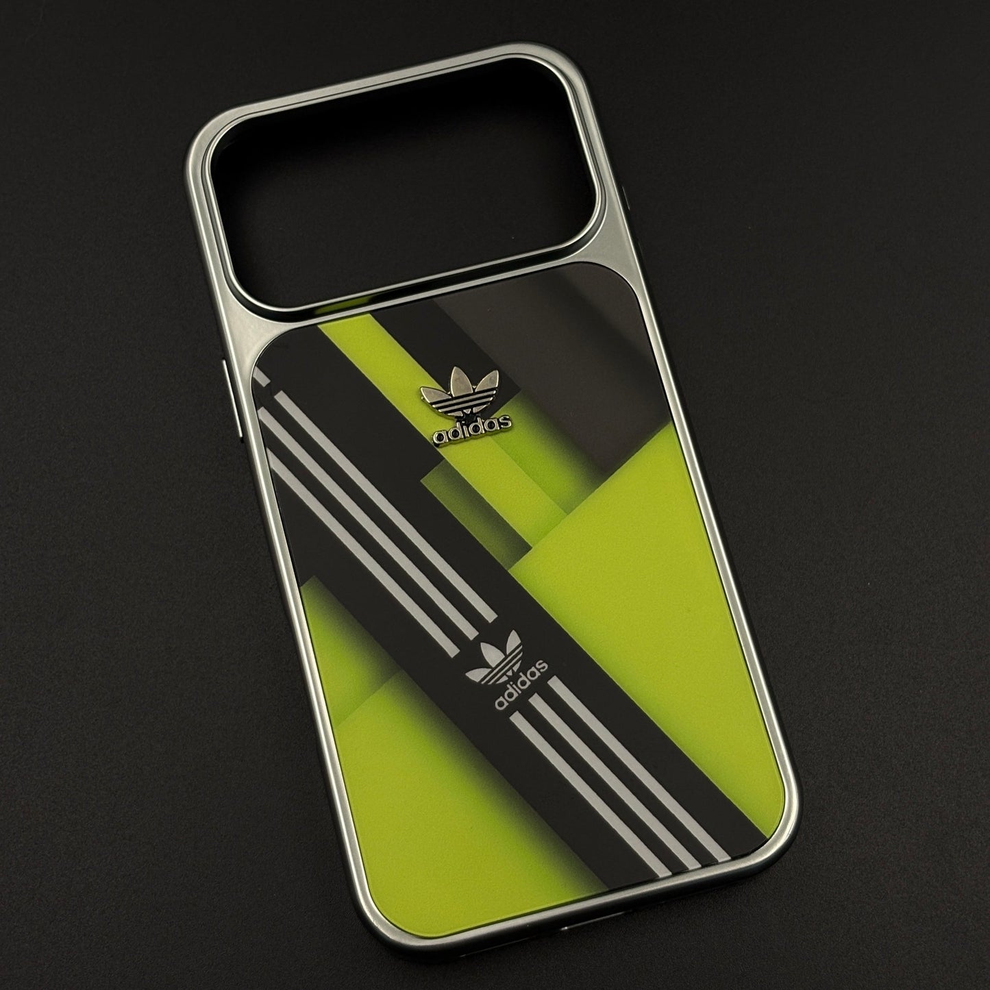 Luxury Sport-Brand Neon Sprint Case with Metal-Style Frame for iPhone 17 Series