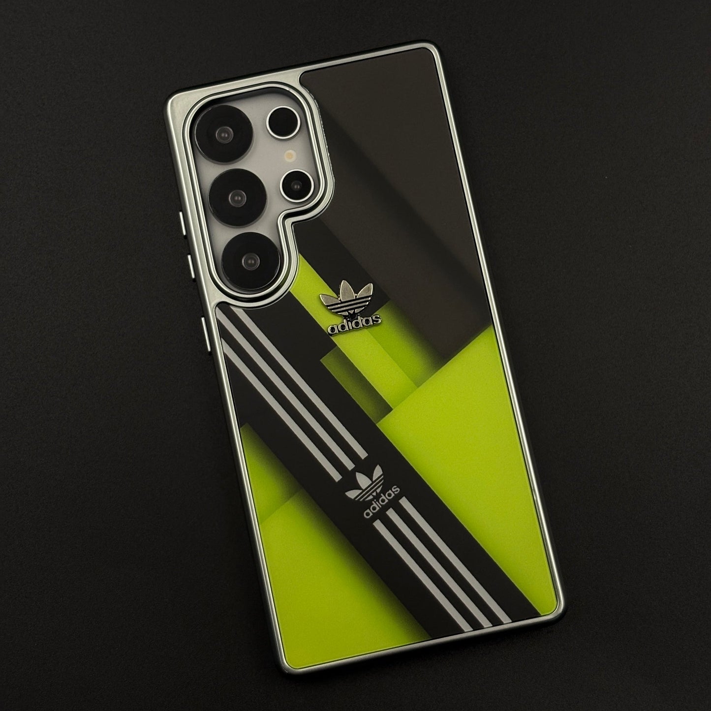 Luxury Sport-Brand Neon Sprint Case with Metal-Style Frame for Samsung Galaxy S25 Ultra