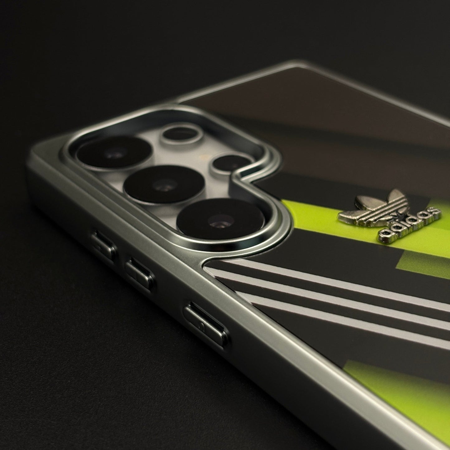 Luxury Sport-Brand Neon Sprint Case with Metal-Style Frame for Samsung Galaxy S25 Ultra