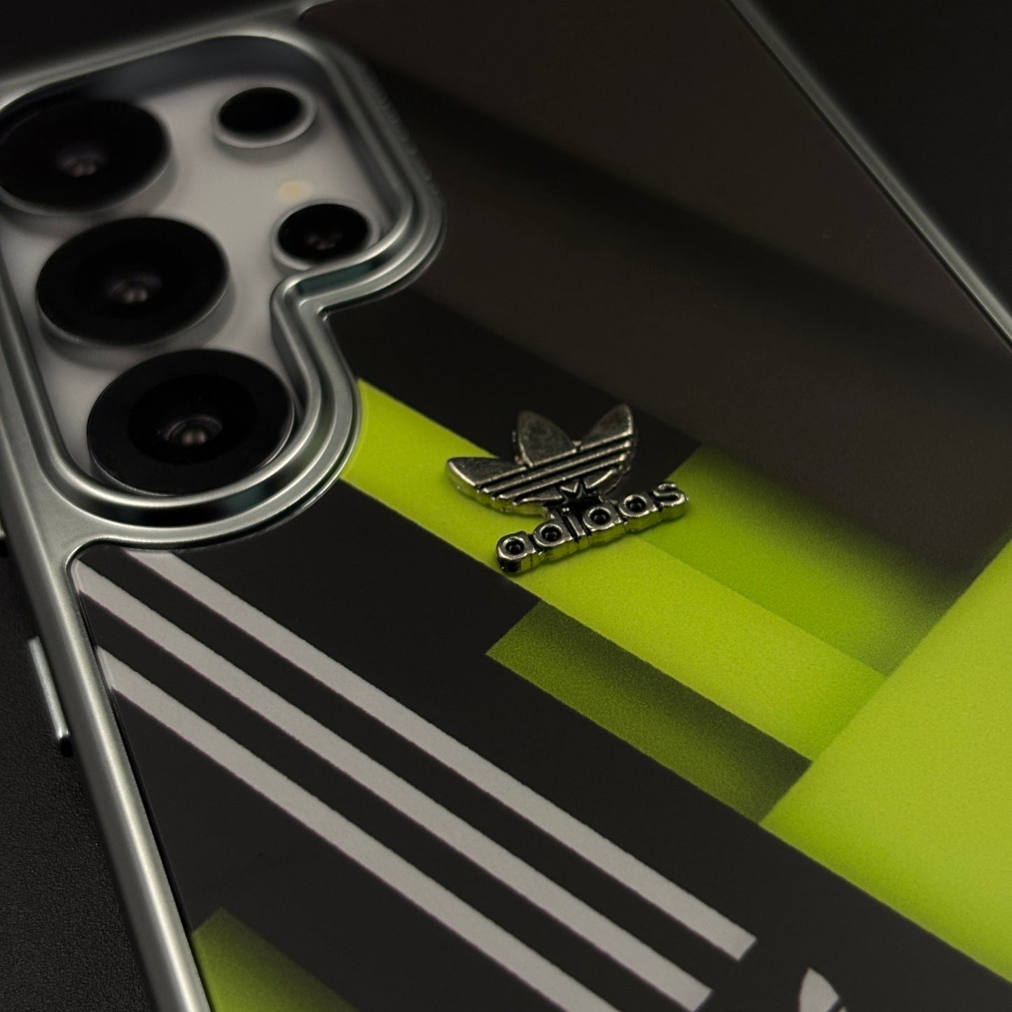 Luxury Sport-Brand Neon Sprint Case with Metal-Style Frame for Samsung Galaxy S25 Ultra