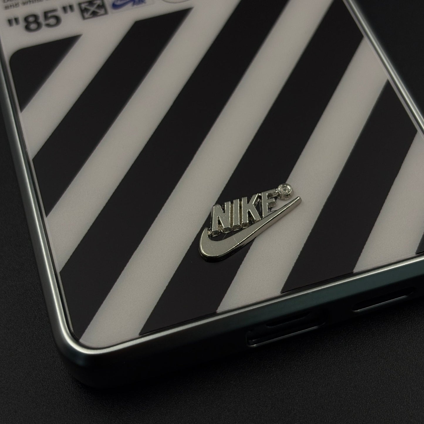 Luxury Sport Brand AIR Graphic Case with Metallic Emblem for Samsung Galaxy S26 Ultra