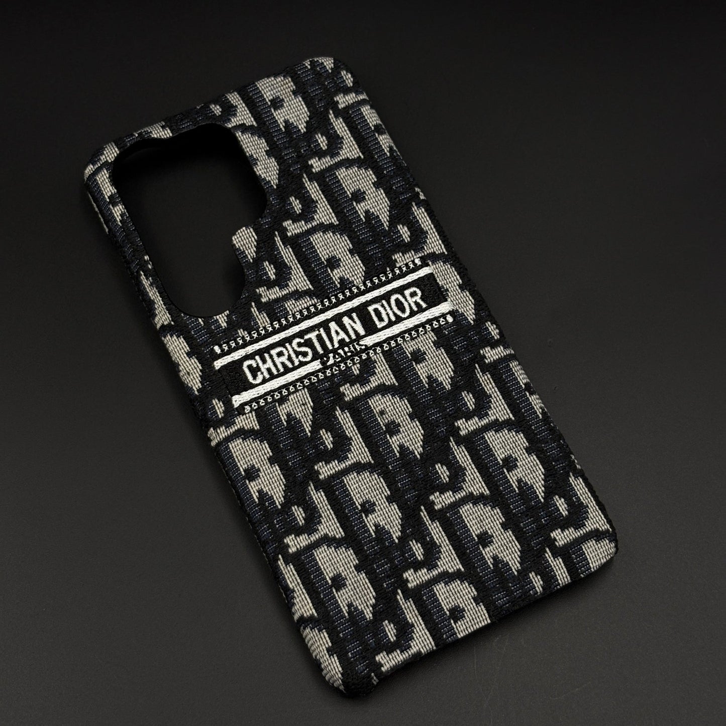 Luxury Monogram Fabric Mobile Case Cover for Samsung Galaxy S26 Ultra