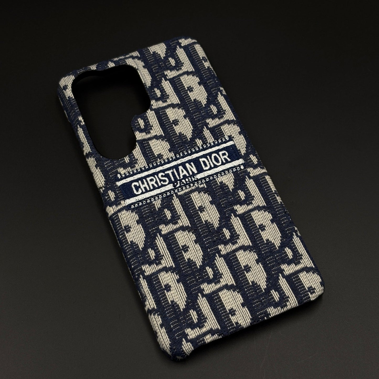Luxury Monogram Fabric Mobile Case Cover for Samsung Galaxy S26 Ultra
