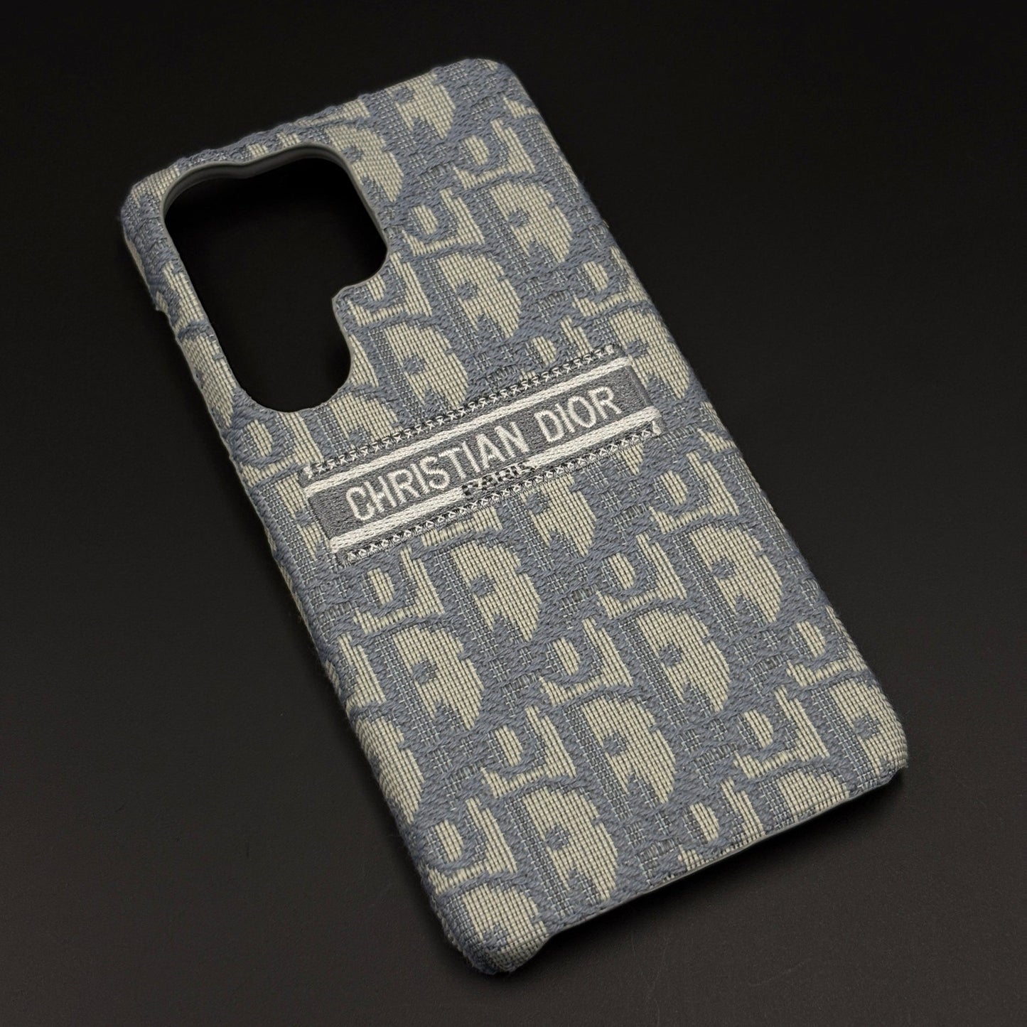 Luxury Monogram Fabric Mobile Case Cover for Samsung Galaxy S26 Ultra