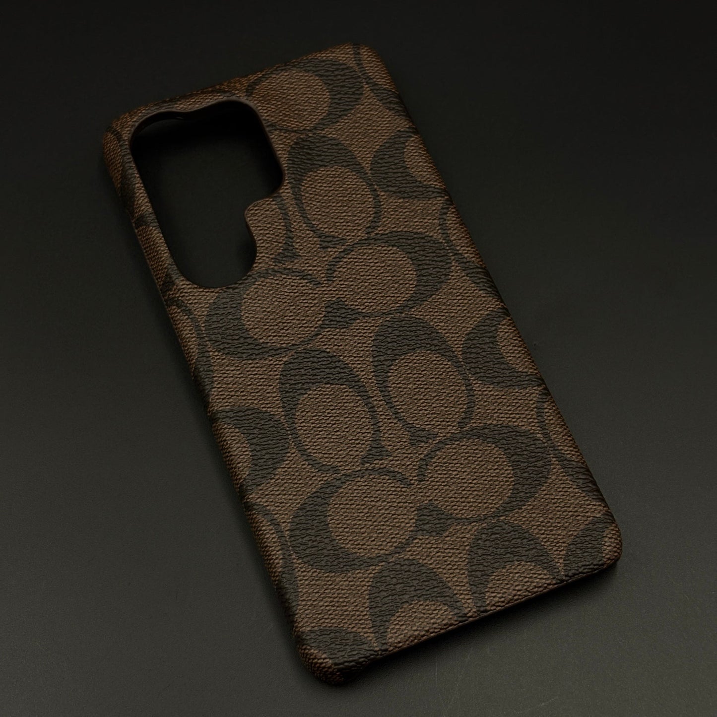 Brown Monogram Pattern Mobile Case Cover for Samsung Galaxy S26 Ultra