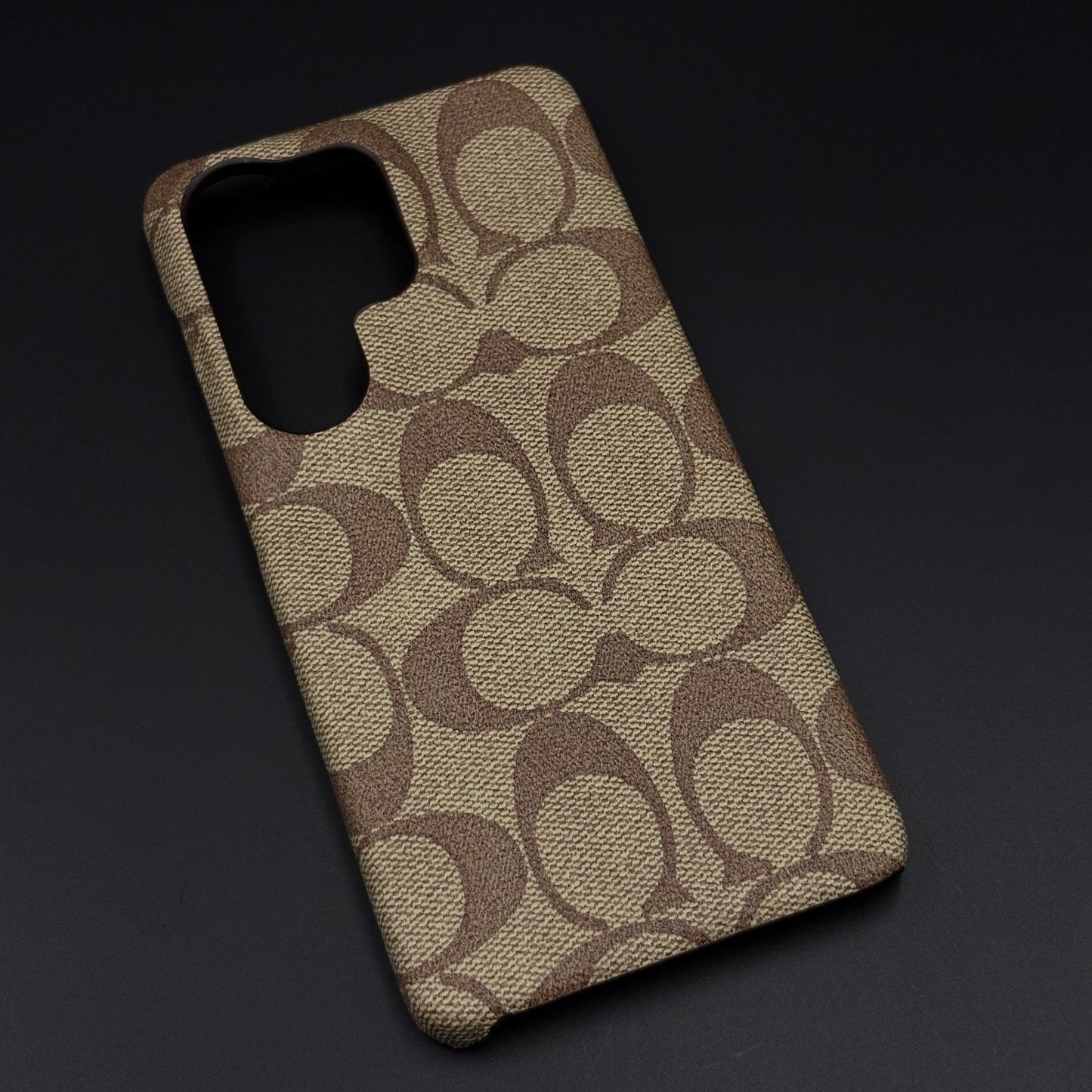 Brown Monogram Pattern Mobile Case Cover for Samsung Galaxy S26 Ultra