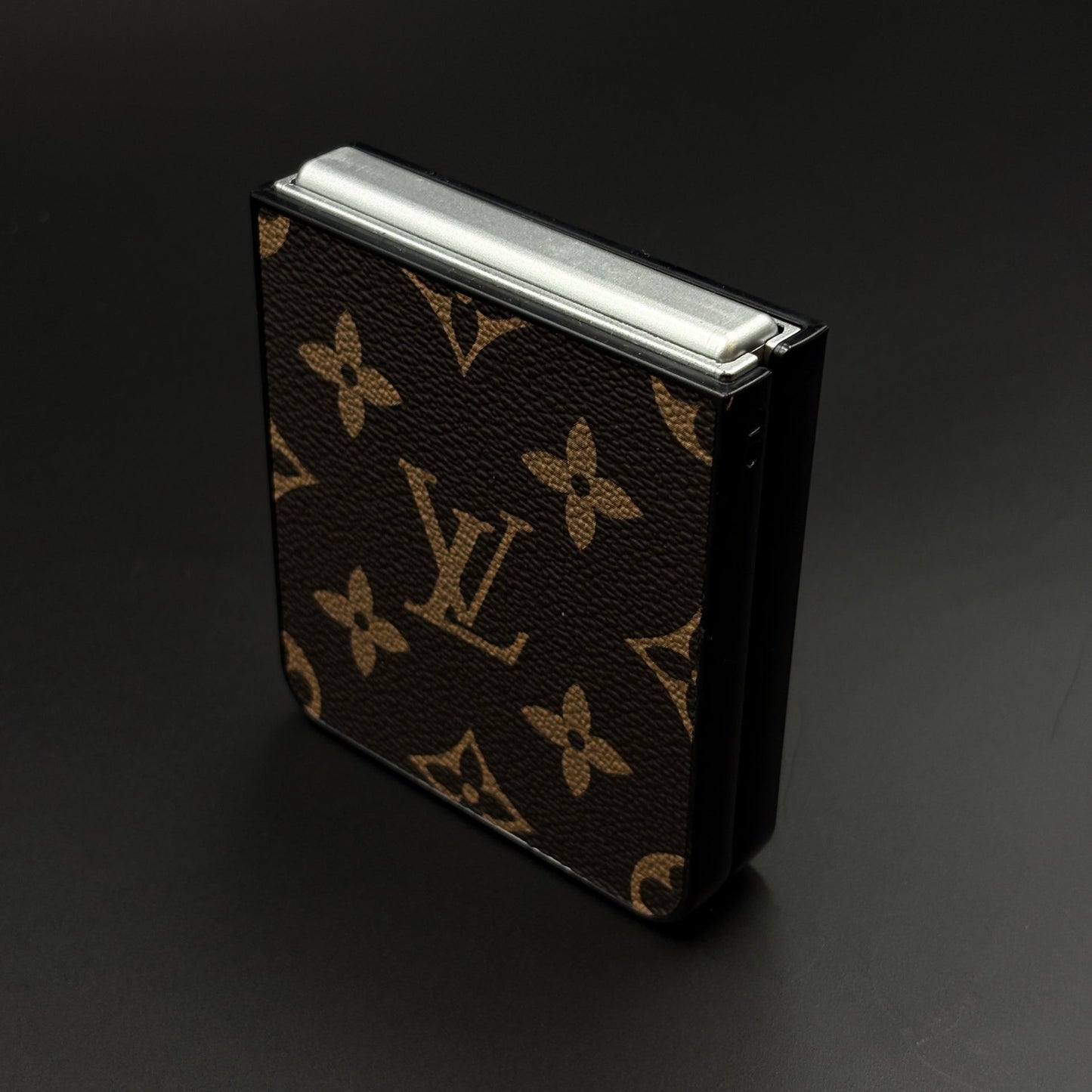Luxury Brand PU Leather Brand Pattern Case for Samsung Galaxy Z Flip 7 | Designer Protective Cover