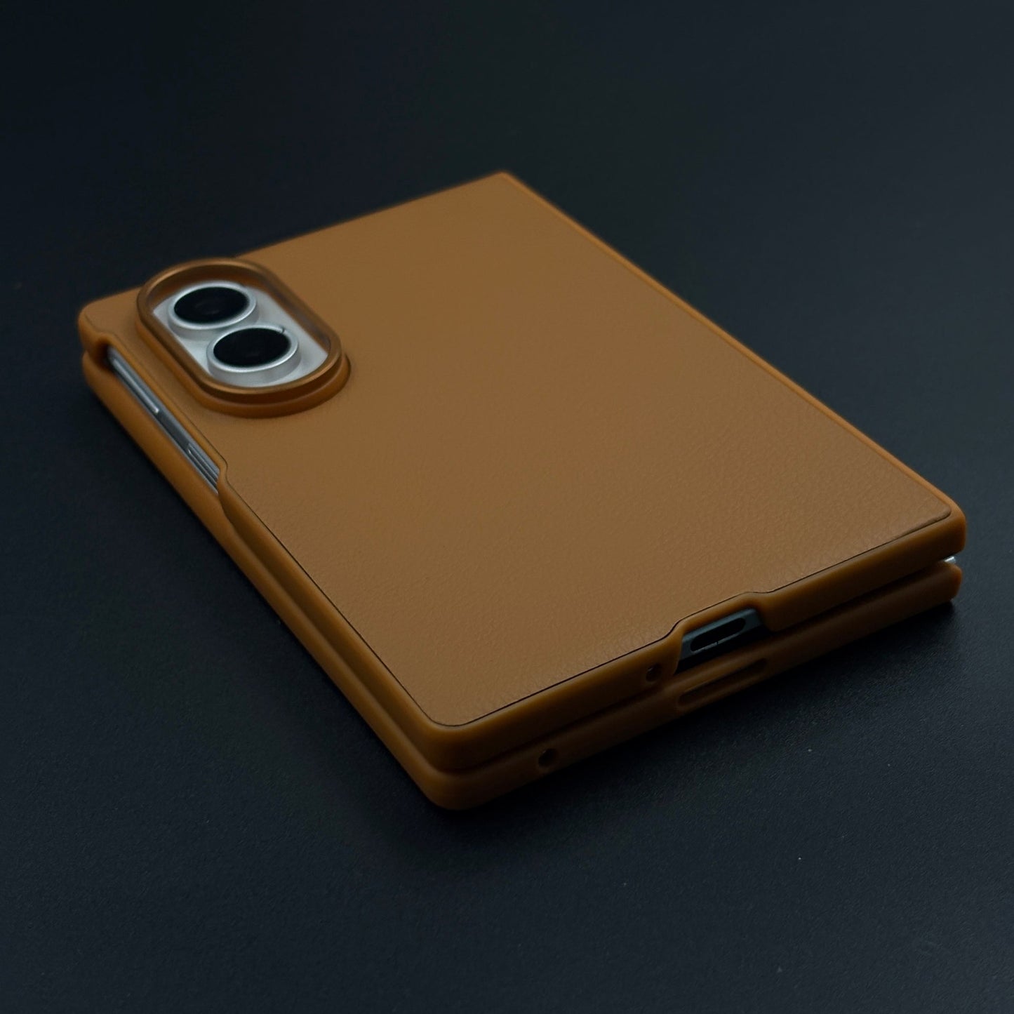 Leather Full-Cover Case with Built-In Screen Protector for Samsung Galaxy Z Fold 8