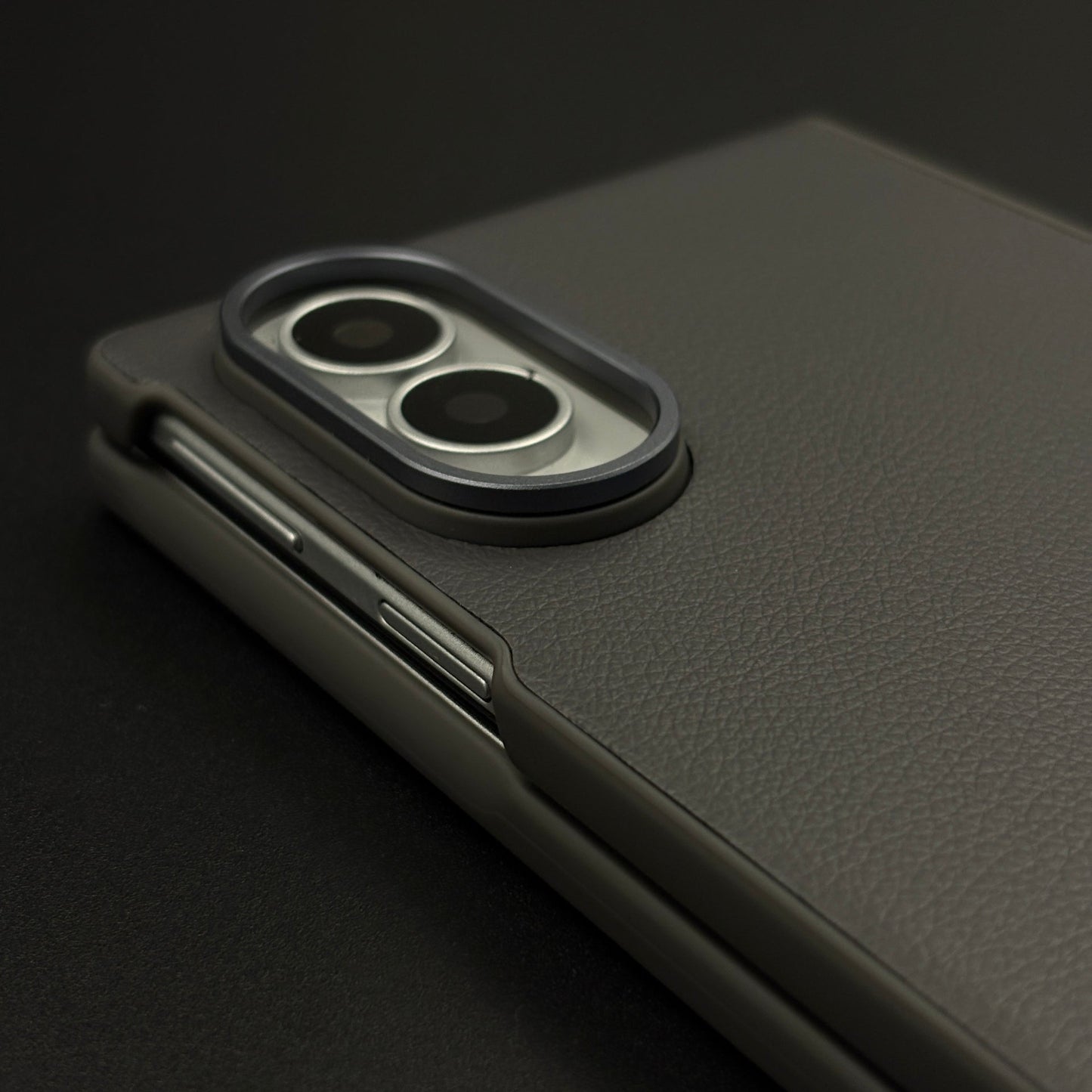 Leather Full-Cover Case with Built-In Screen Protector for Samsung Galaxy Z Fold 8