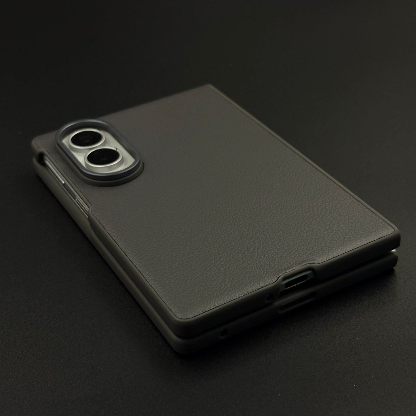 Leather Full-Cover Case with Built-In Screen Protector for Samsung Galaxy Z Fold 8