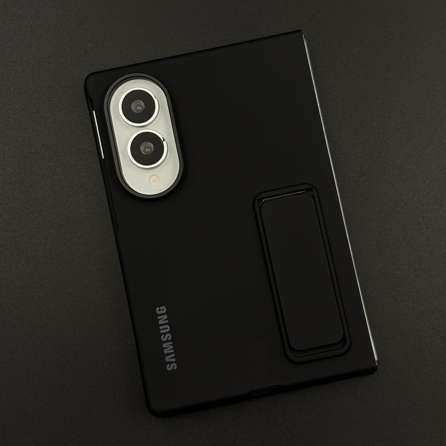 Silk-Feel Silicone Kickstand Case for Samsung Galaxy Z Fold 8