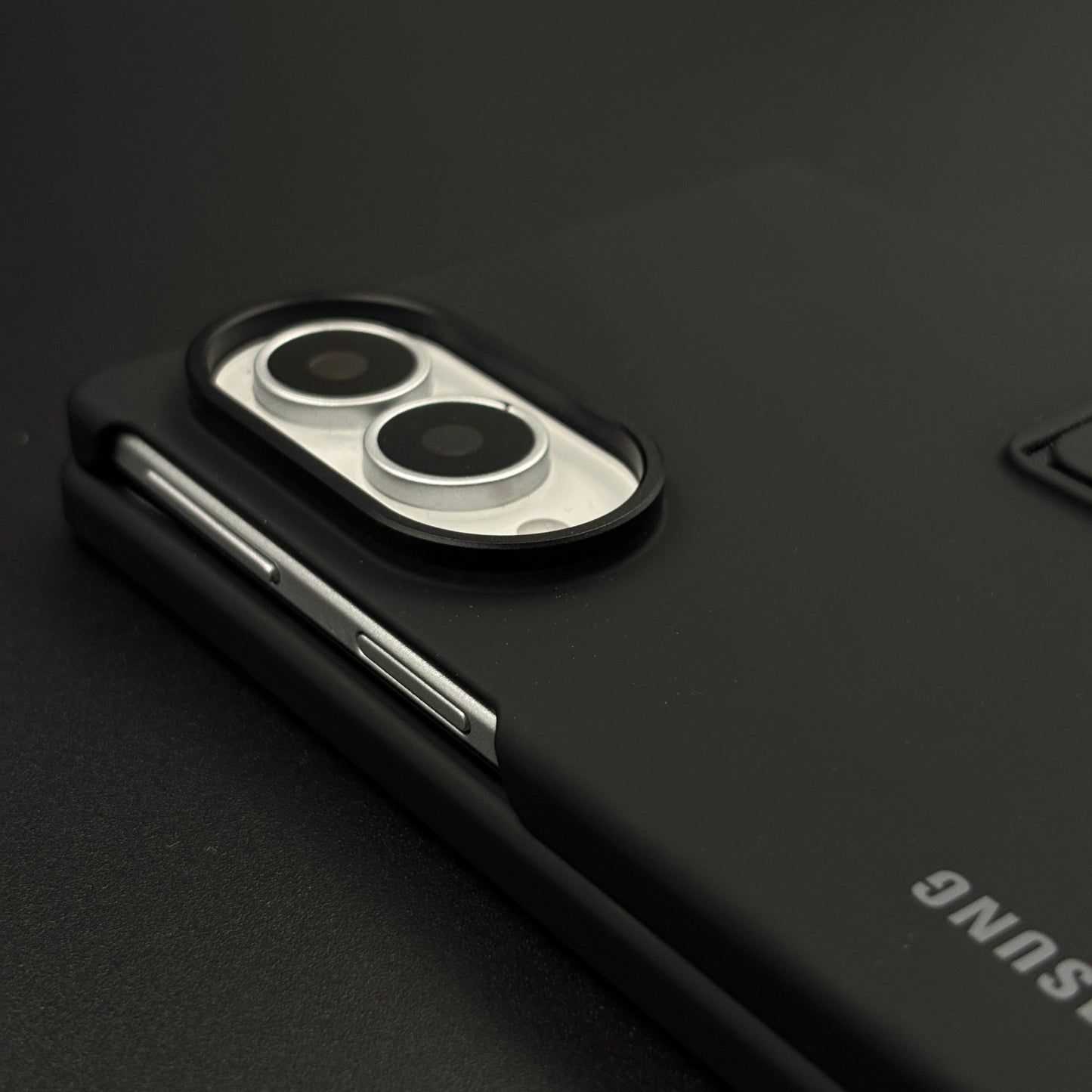 Silk-Feel Silicone Kickstand Case for Samsung Galaxy Z Fold 8
