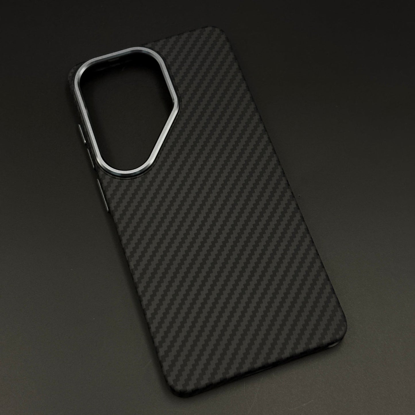 Carbon Fibre Texture with Hidden MagSafe Mobile Case Cover for Samsung Galaxy S26 Ultra