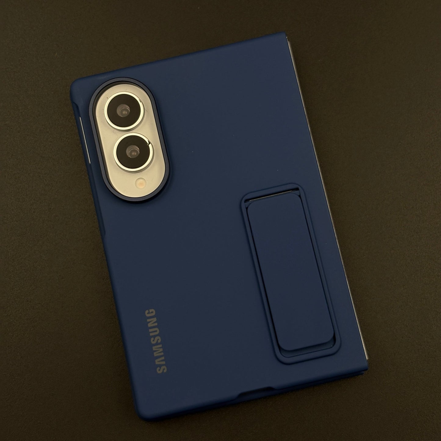 Silk-Feel Silicone Kickstand Case for Samsung Galaxy Z Fold 8