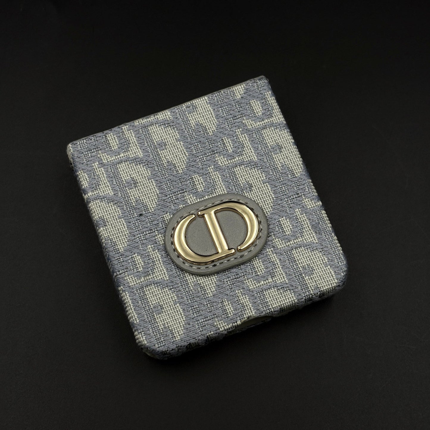 Embroidered Fabric CD Case for Samsung Galaxy Z Flip 7 | Premium Designer Pattern Cover