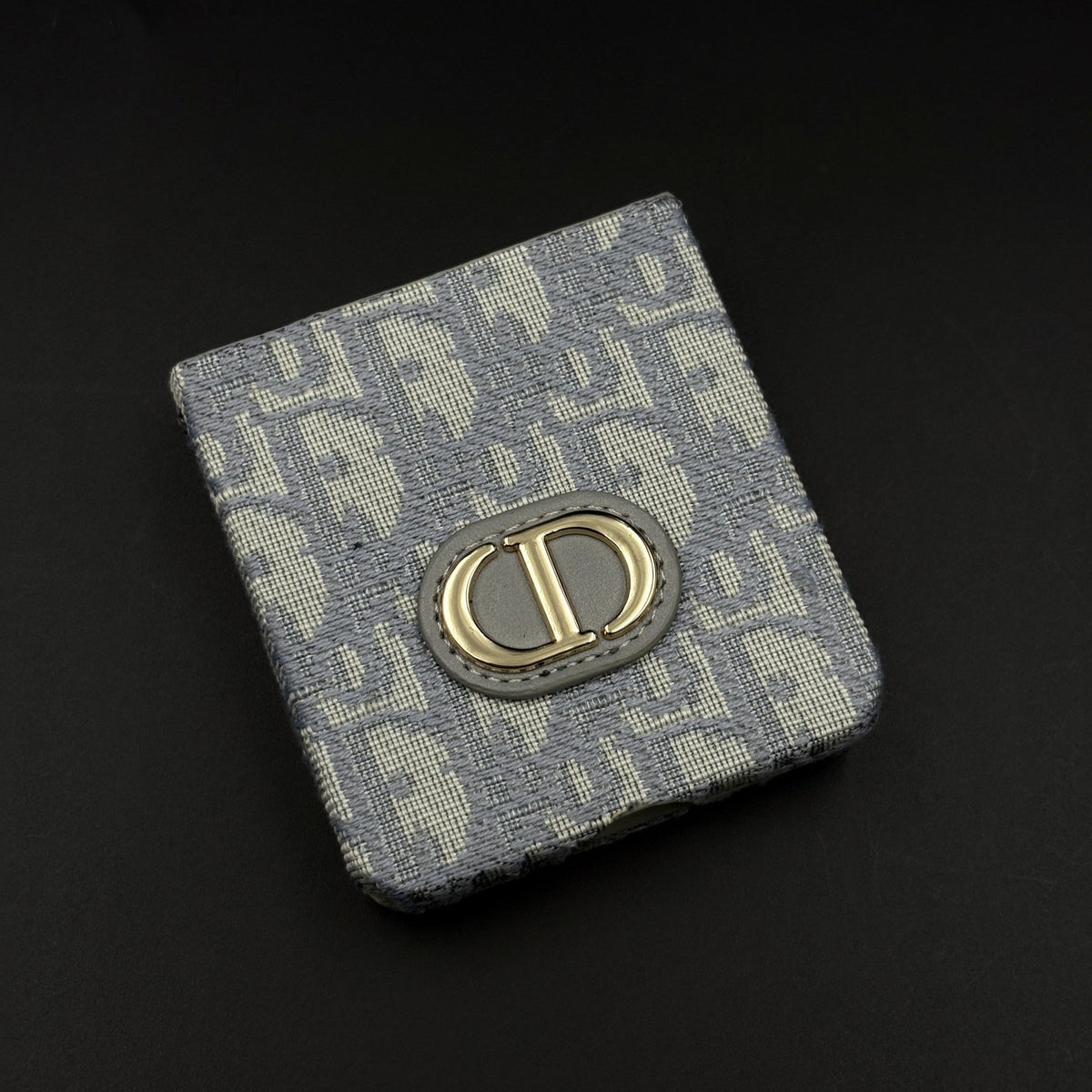 Embroidered Fabric CD Case for Samsung Galaxy Z Flip 8 | Premium Designer Pattern Cover