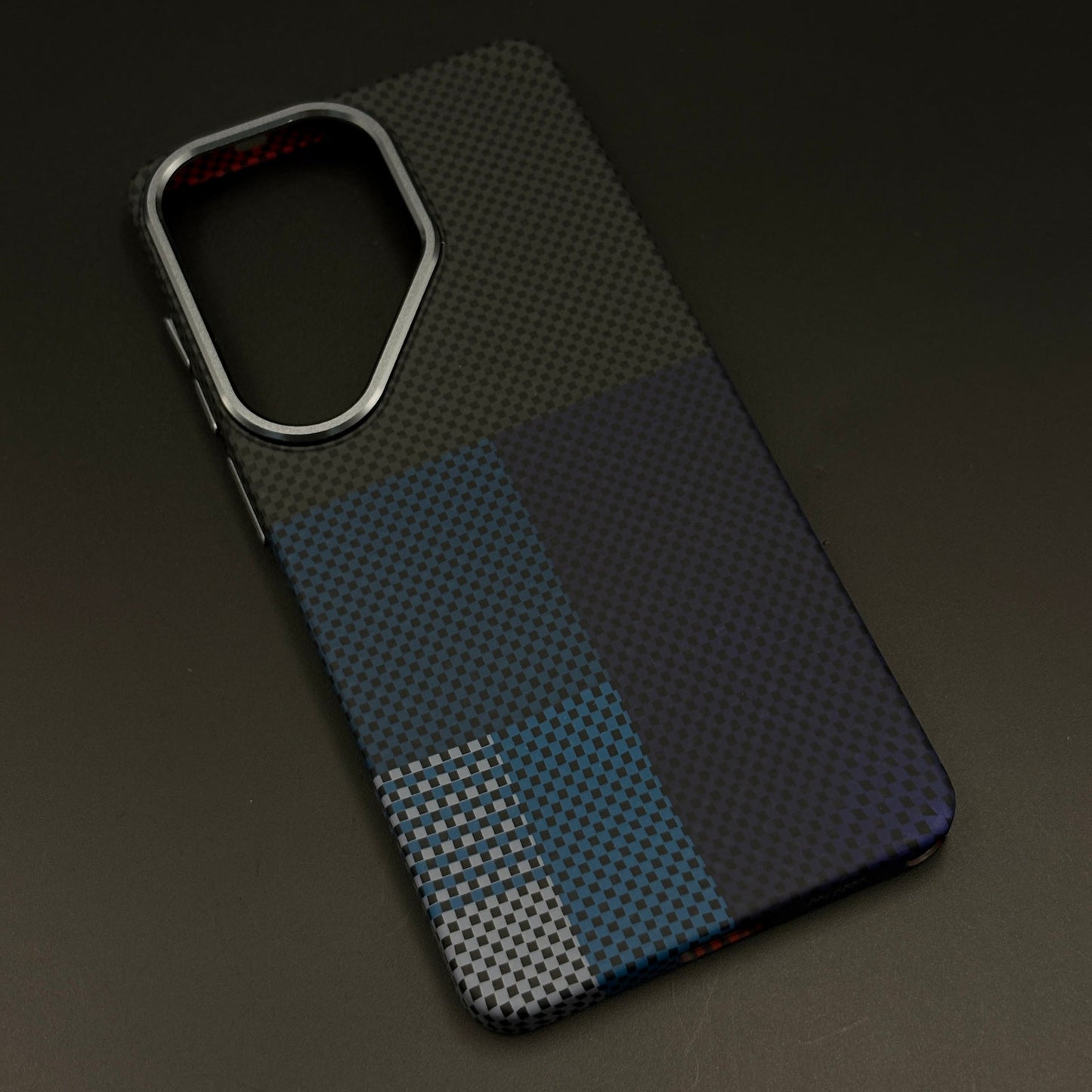 Carbon Fibre Colour Block Hidden MagSafe Mobile Case Cover for Samsung Galaxy S26 Ultra