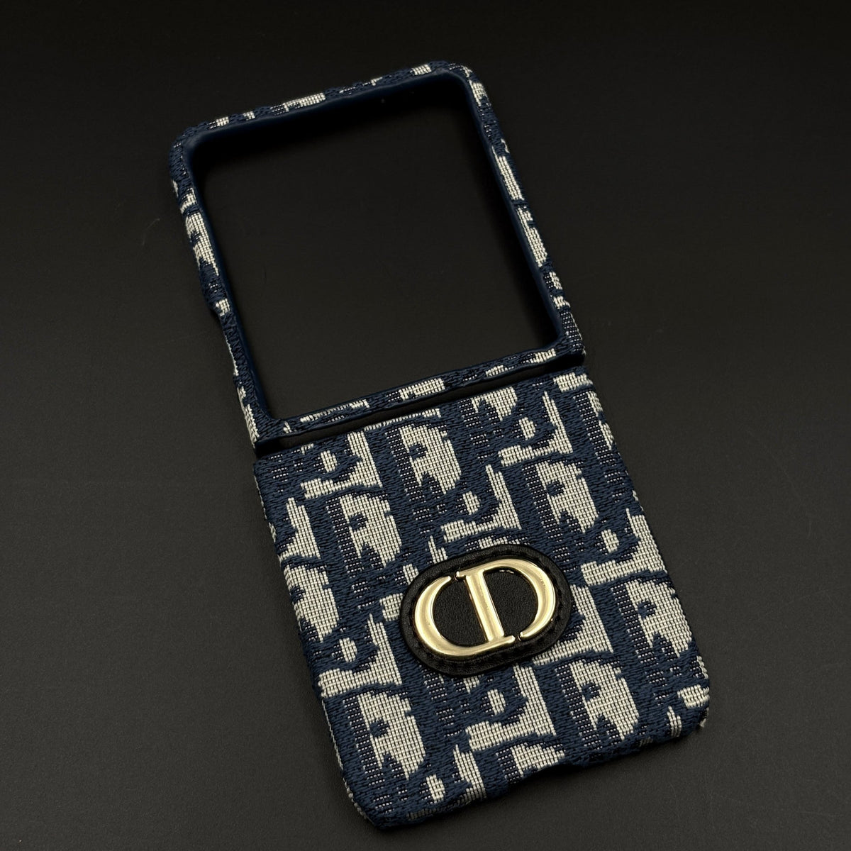 Embroidered Fabric CD Case for Samsung Galaxy Z Flip 8 | Premium Designer Pattern Cover