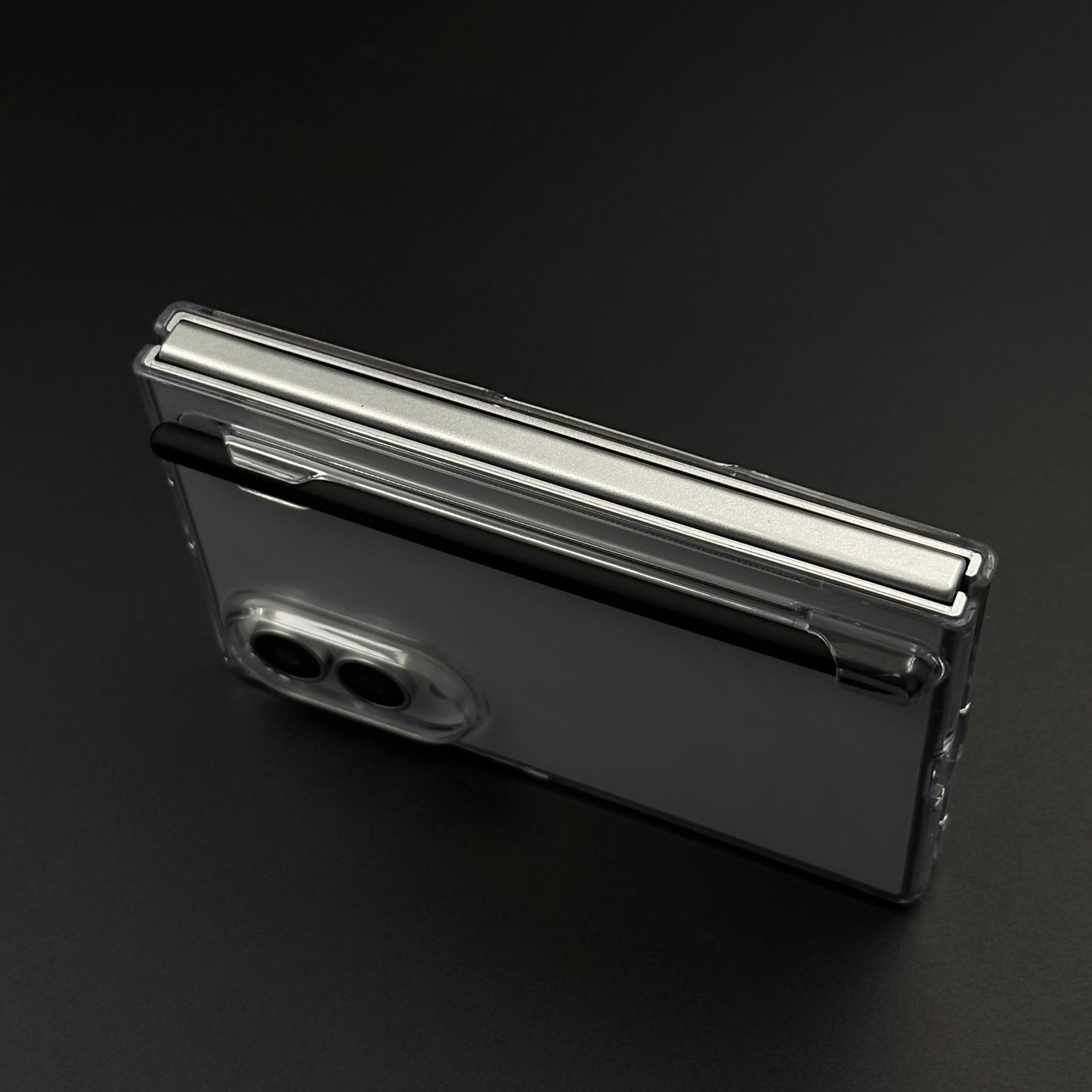 Clear Protective Case with Built-In Pen Holder for Samsung Galaxy Z Fold 8