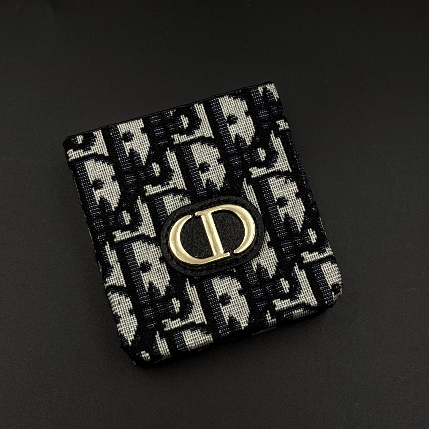 Embroidered Fabric CD Case for Samsung Galaxy Z Flip 7 | Premium Designer Pattern Cover