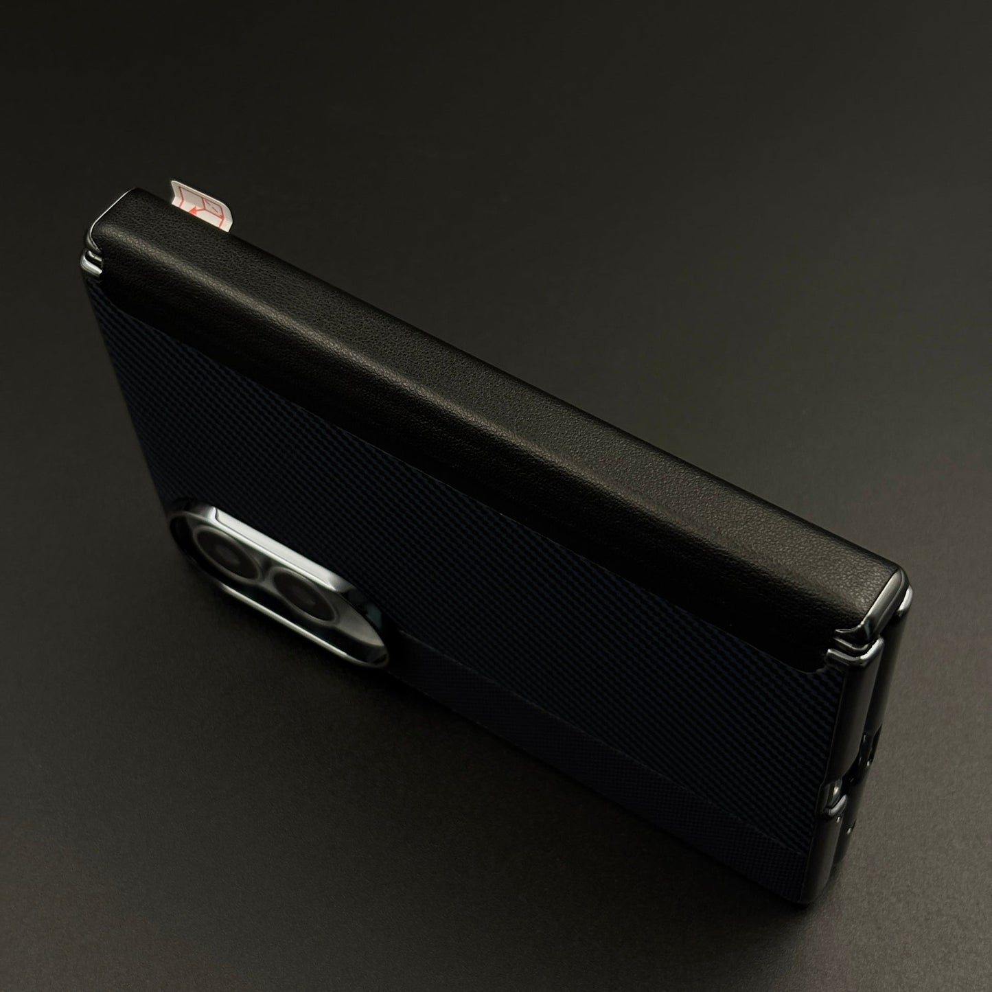 Dual Tone Carbon Fiber Hinge Protection Case for Samsung Galaxy Z Fold 8 | Front Screen Protector