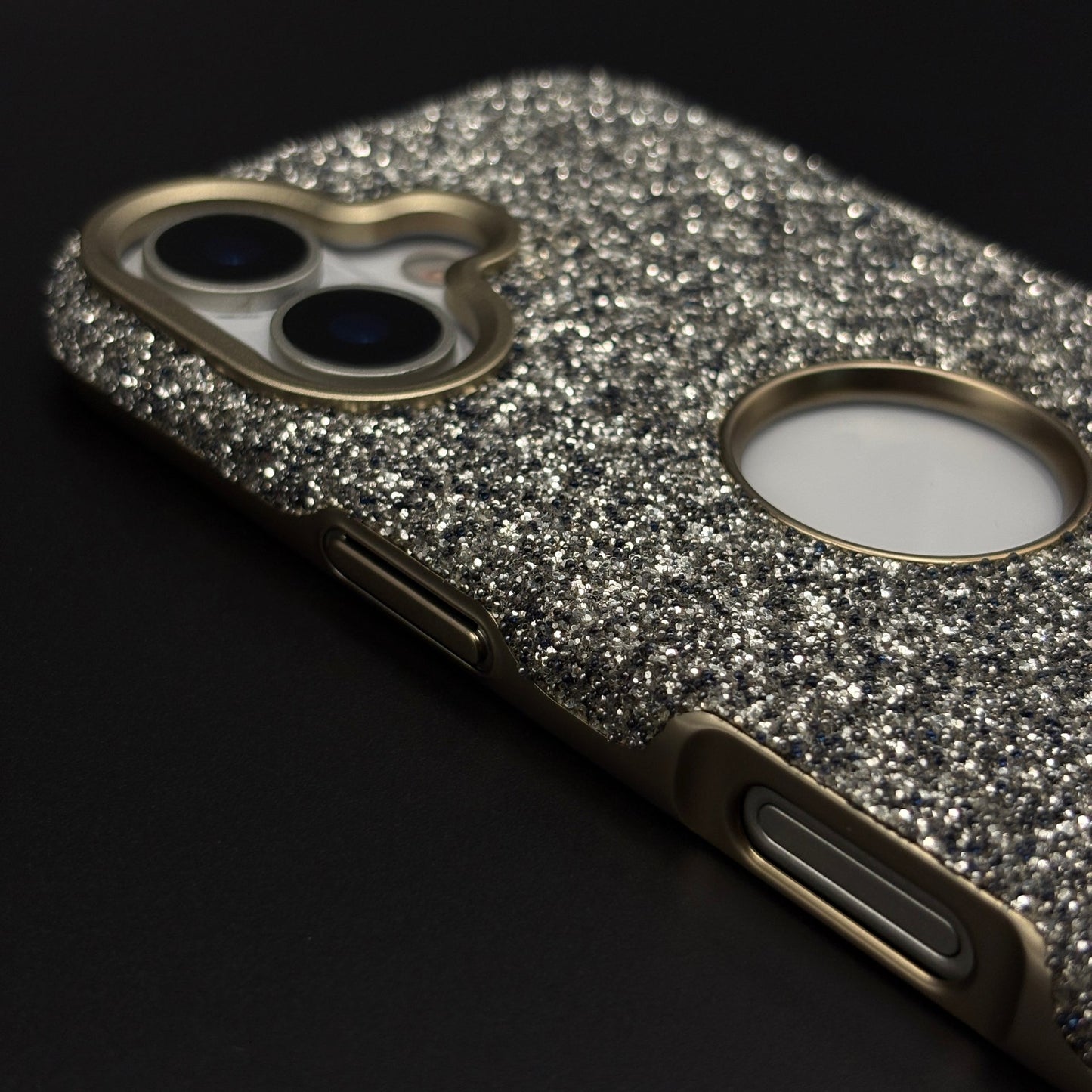 Sparkly Glitter Dust Luxury Diamond Feel MagSafe Mobile Case Cover for iPhone 17