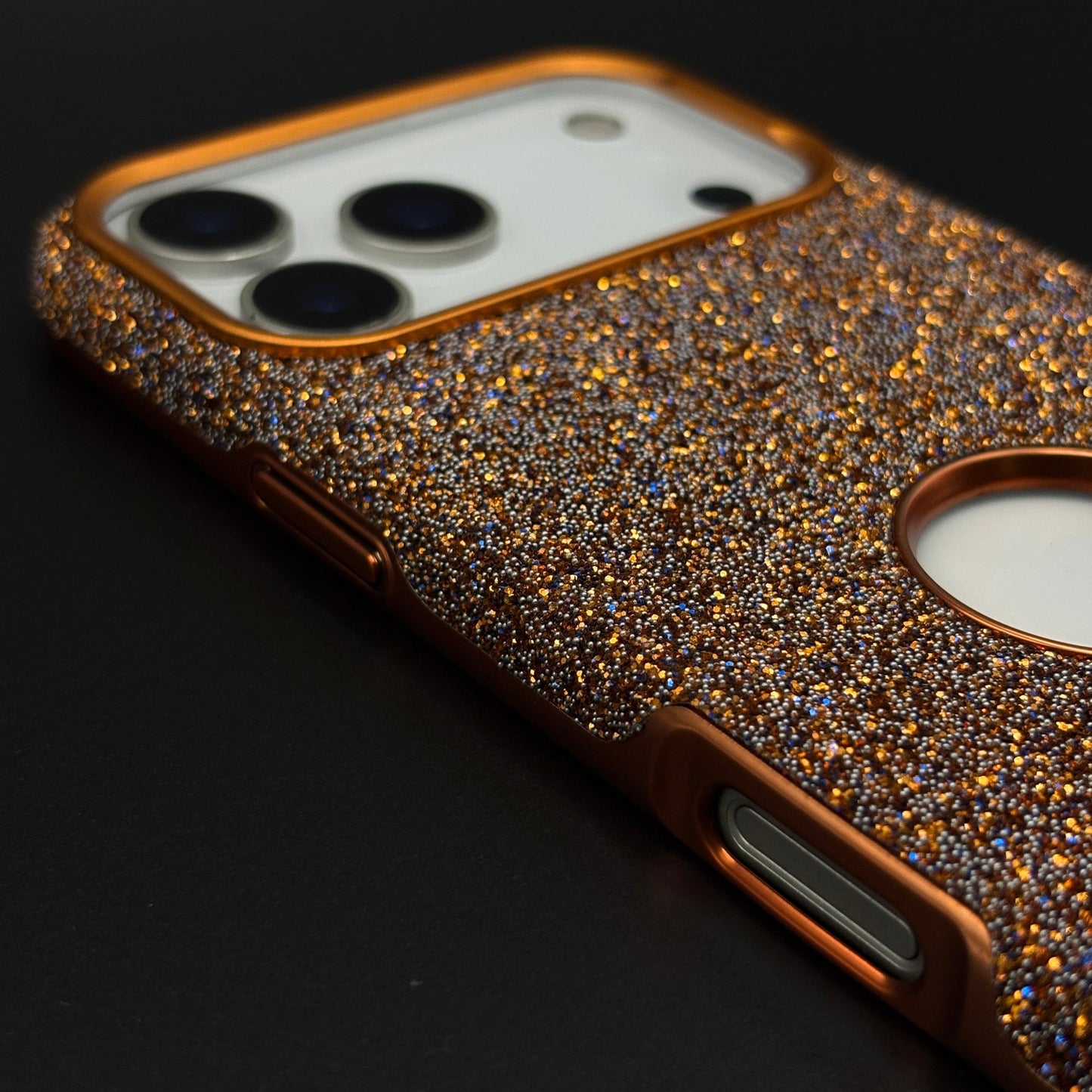 Sparkly Glitter Dust Luxury Diamond Feel MagSafe Mobile Case Cover for iPhone 17 Series