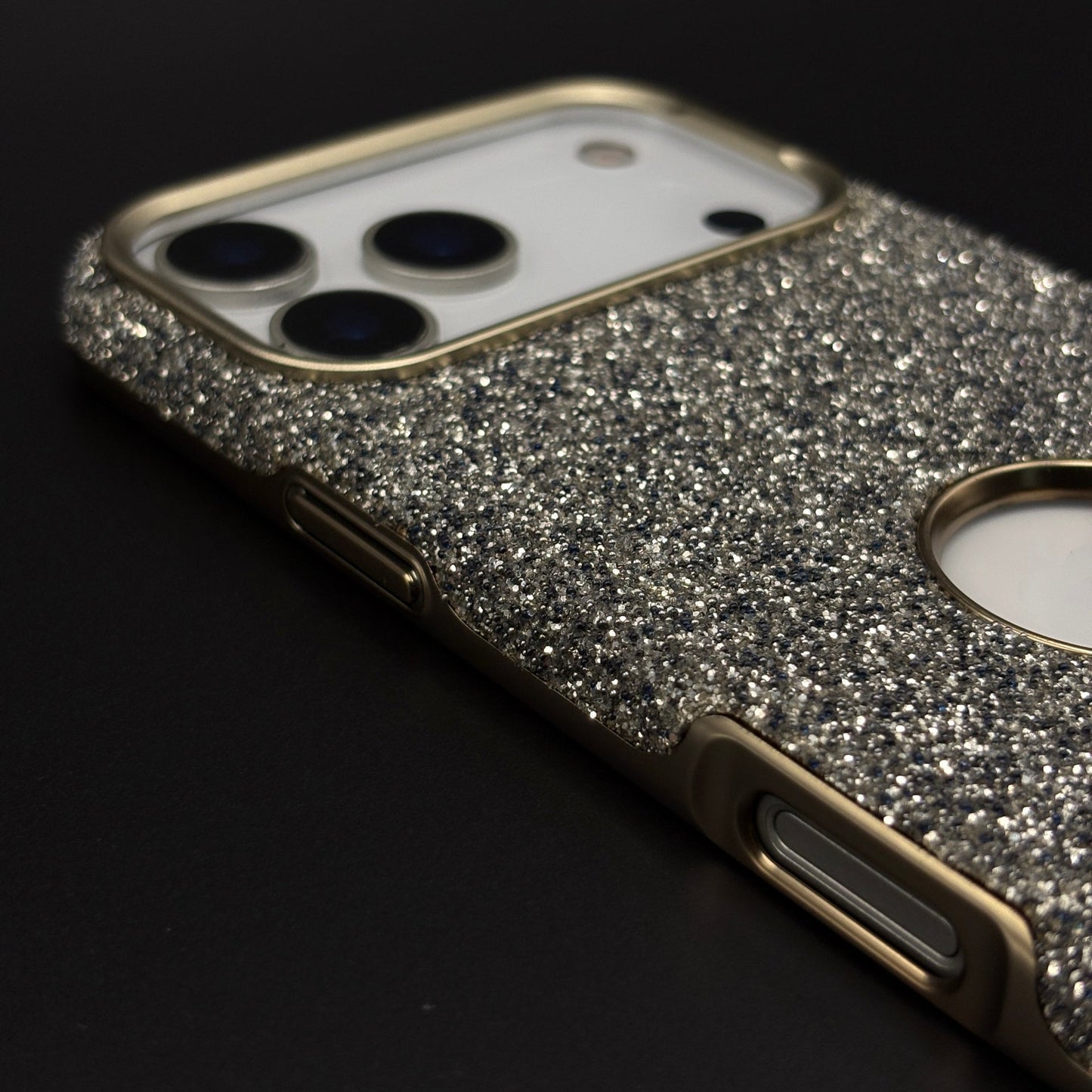Sparkly Glitter Dust Luxury Diamond Feel MagSafe Mobile Case Cover for iPhone 17 Series