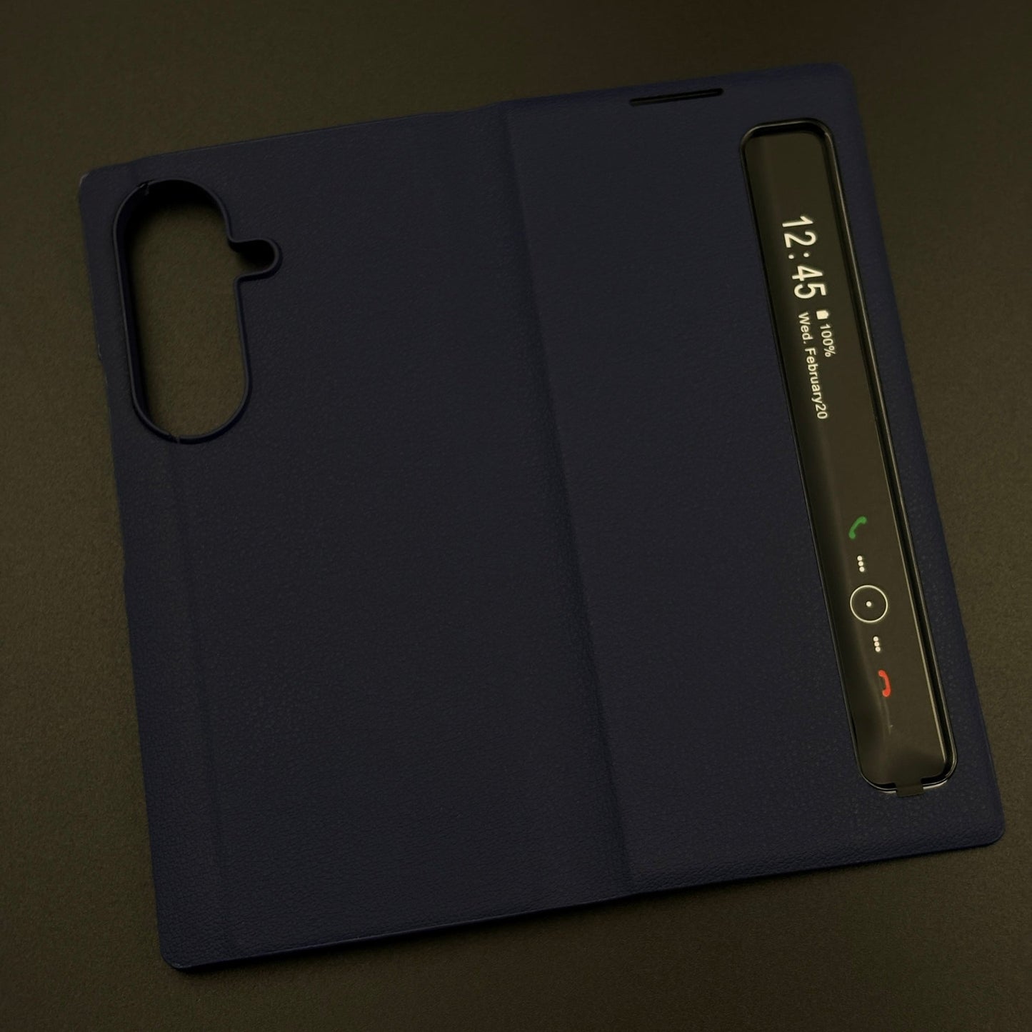 Smart-View Interactive Display Flip Leather Case Cover for Samsung Galaxy Z Fold 7