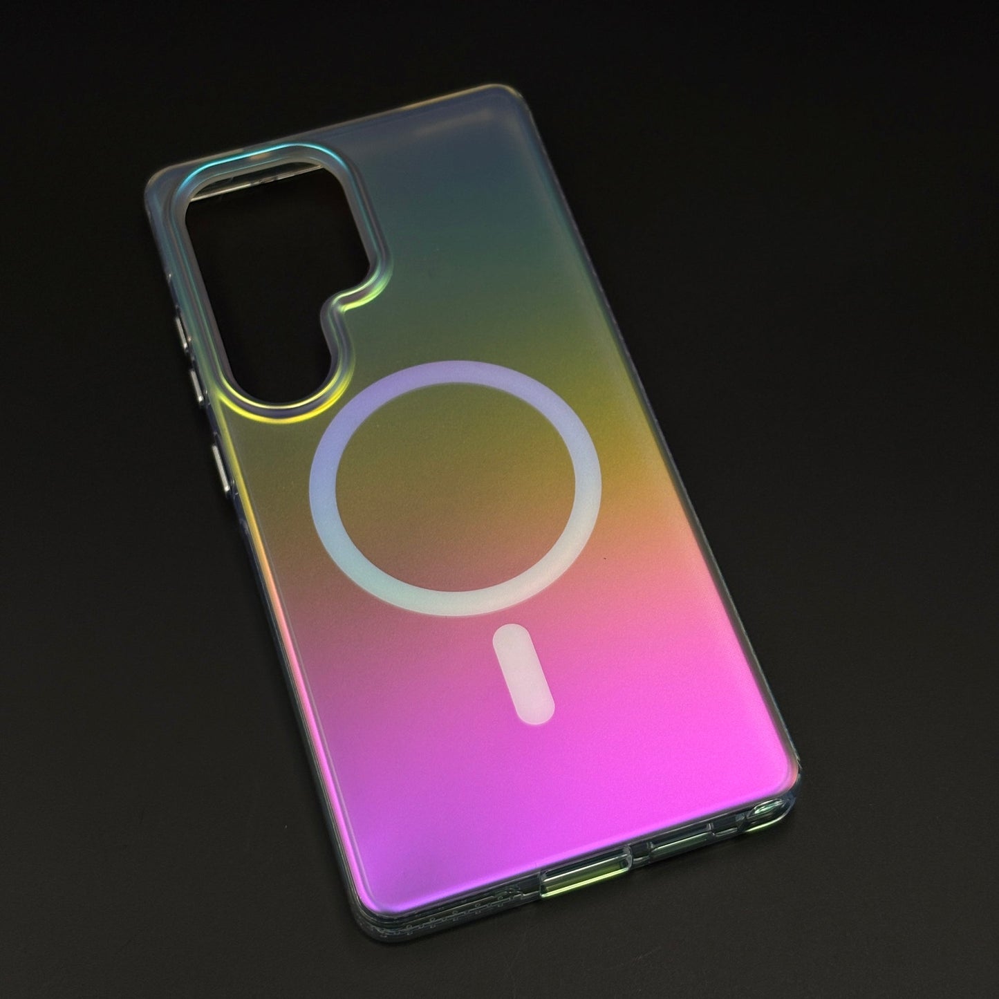 Holographic Aurora MagSafe Mobile Case Cover for Samsung Galaxy S25 Ultra