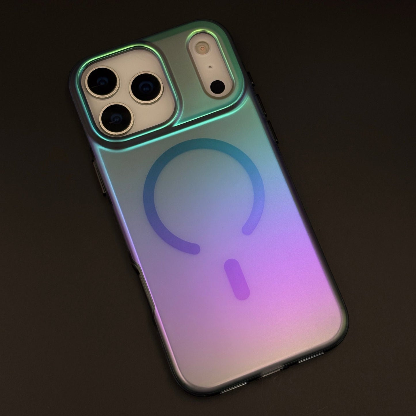 Holographic Aurora MagSafe Mobile Case Cover for iPhone 17 Series