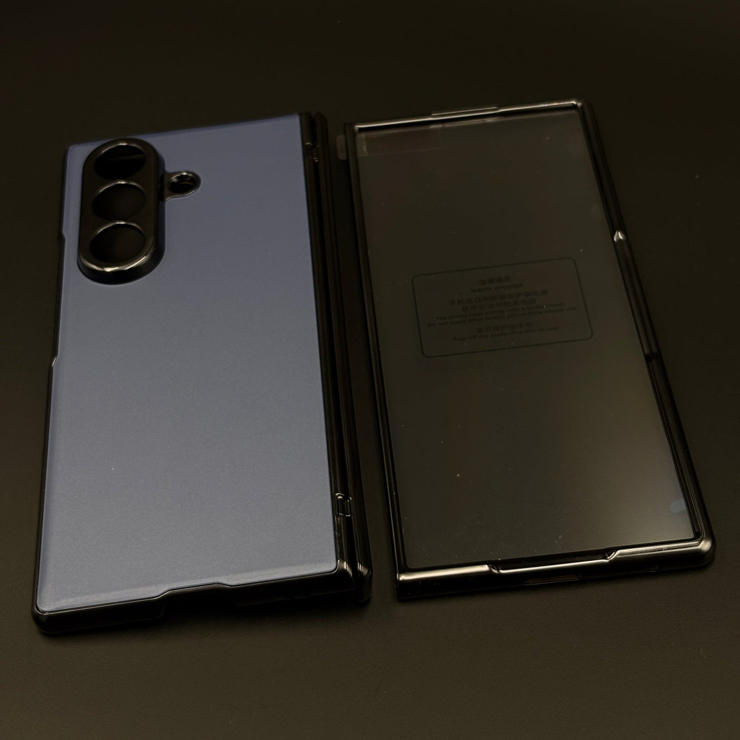 Slim Hard Shell Mobile Case Cover with Front Screen Protector for Samsung Galaxy Z Fold 7