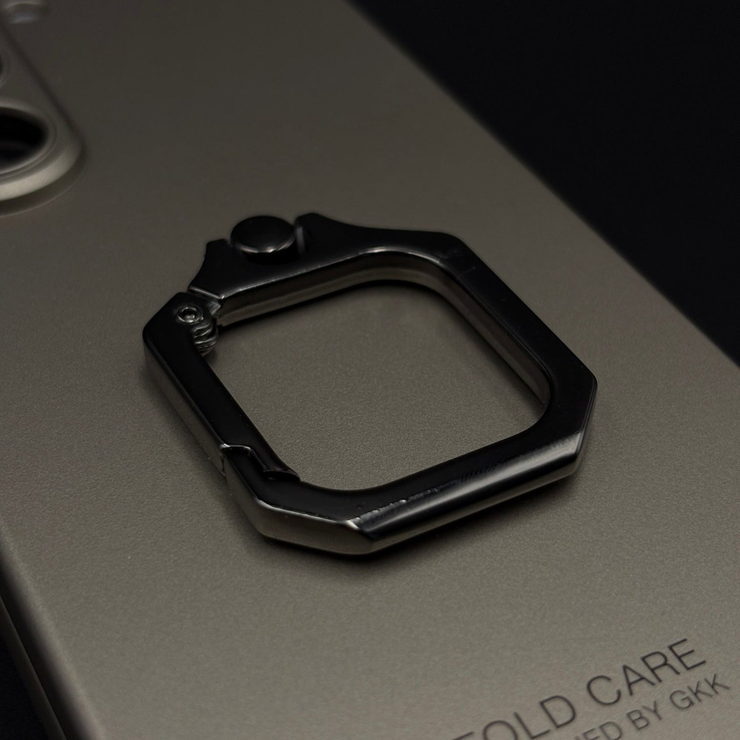 Matte Hard Shell Ring Stand Mobile Case Cover for Samsung Galaxy Z Fold 6