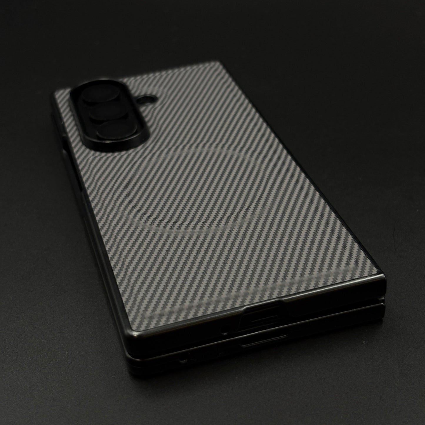 Carbon Texture MagSafe Case for Samsung Galaxy Z Fold 6 | Front Screen Protector | Slim & Durable