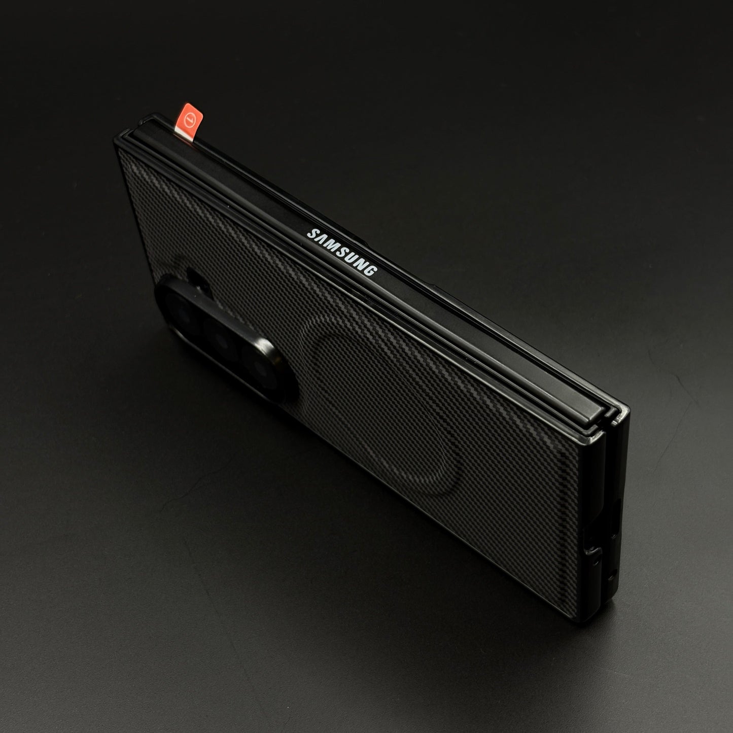 Carbon Texture MagSafe Case for Samsung Galaxy Z Fold 6 | Front Screen Protector | Slim & Durable