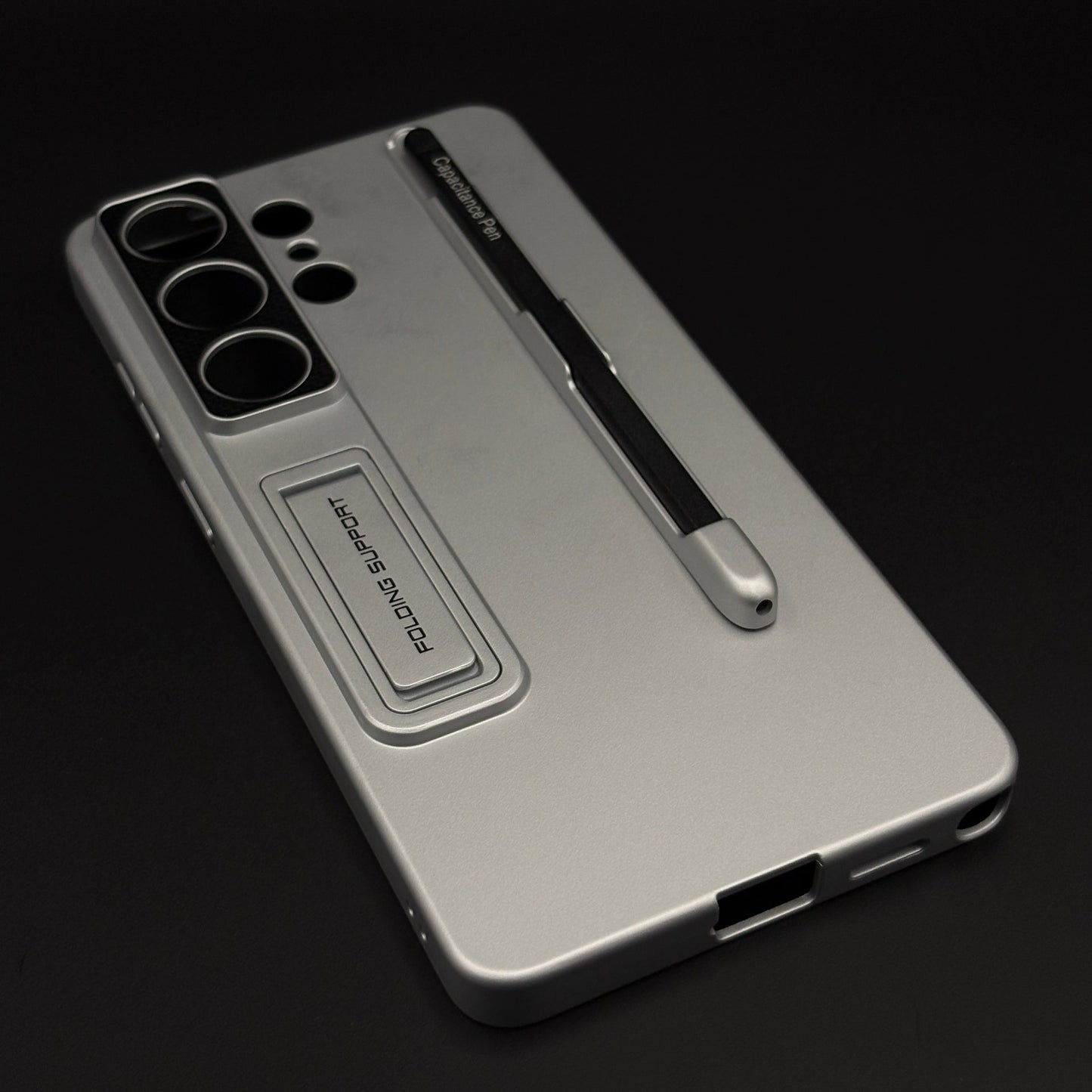 Matte Finish S Pen Slot Camera Protection Kickstand Mobile Case Cover with Pen for Samsung Galaxy S26 Ultra