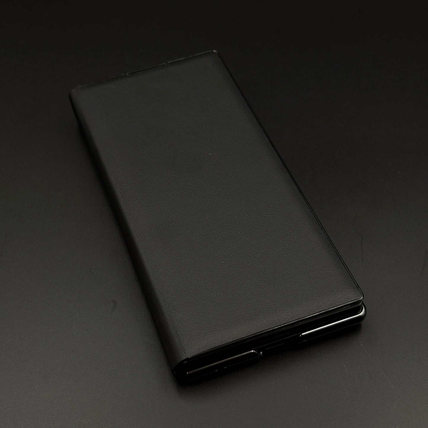 Leather Case with Flip Cover for Samsung Galaxy Z Fold 6 | Robust Metal Kickstand | Elegant Touch